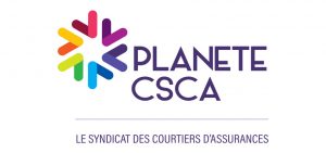 Logo planète CSCA Le syndicat des courtier d'assurances